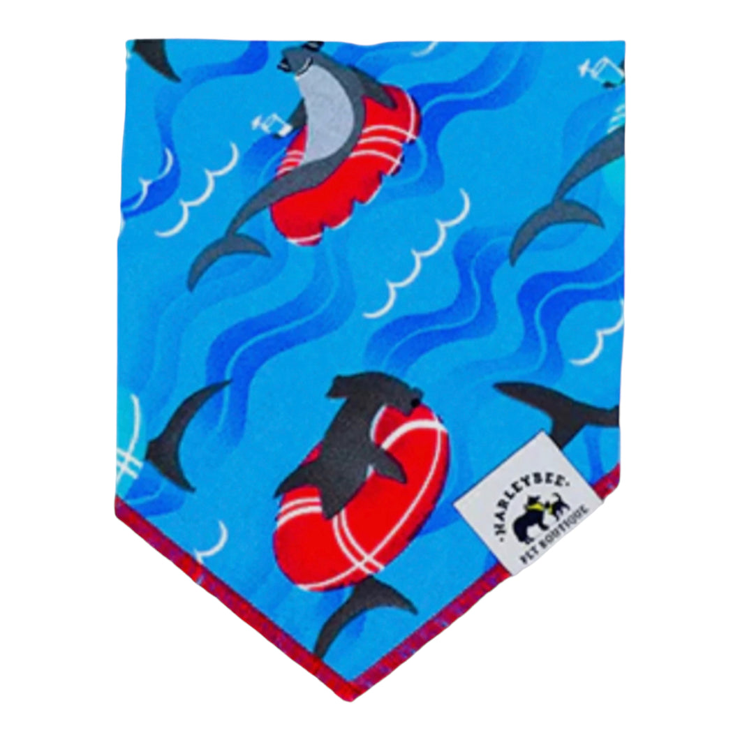 Cartoon Friendly Shark Bandana