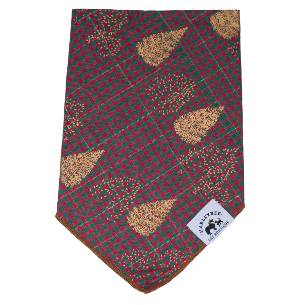 Christmas Golden Tree Bandana